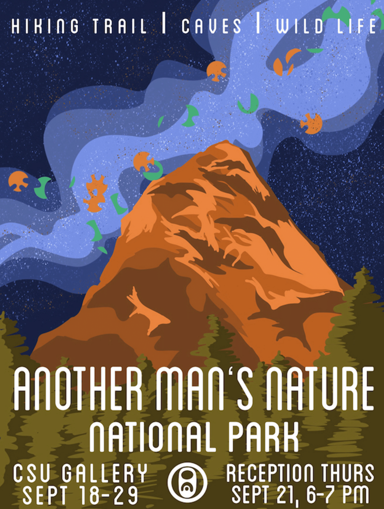 Flyer for Another Man's Nature National Park Gallery